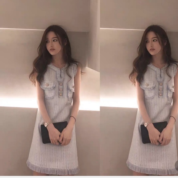 Little Blue Dress Size XS - Picture 1 of 3